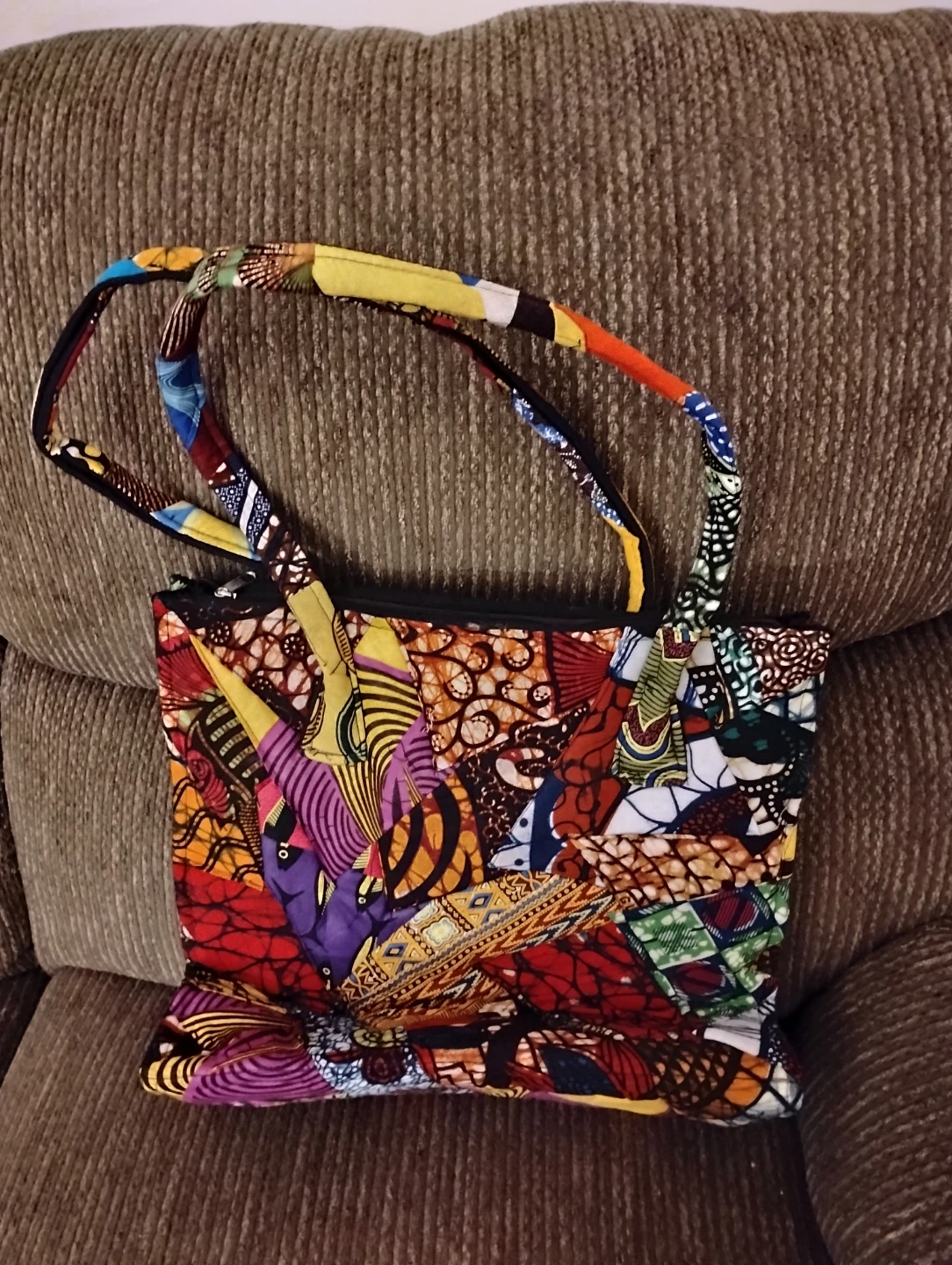 Handmade African totebag - photo 3