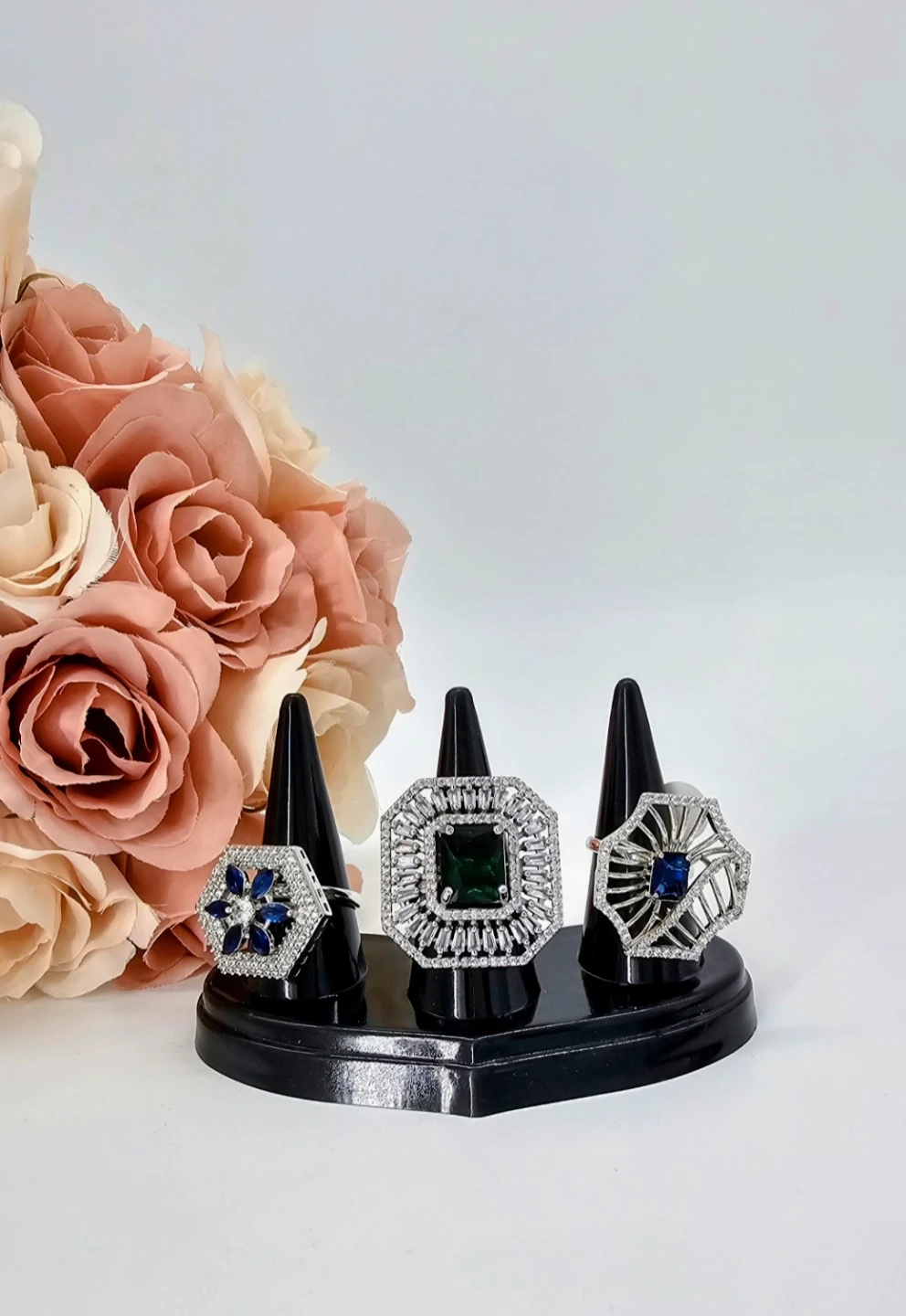 American Diamond adjustable Rings - photo 5