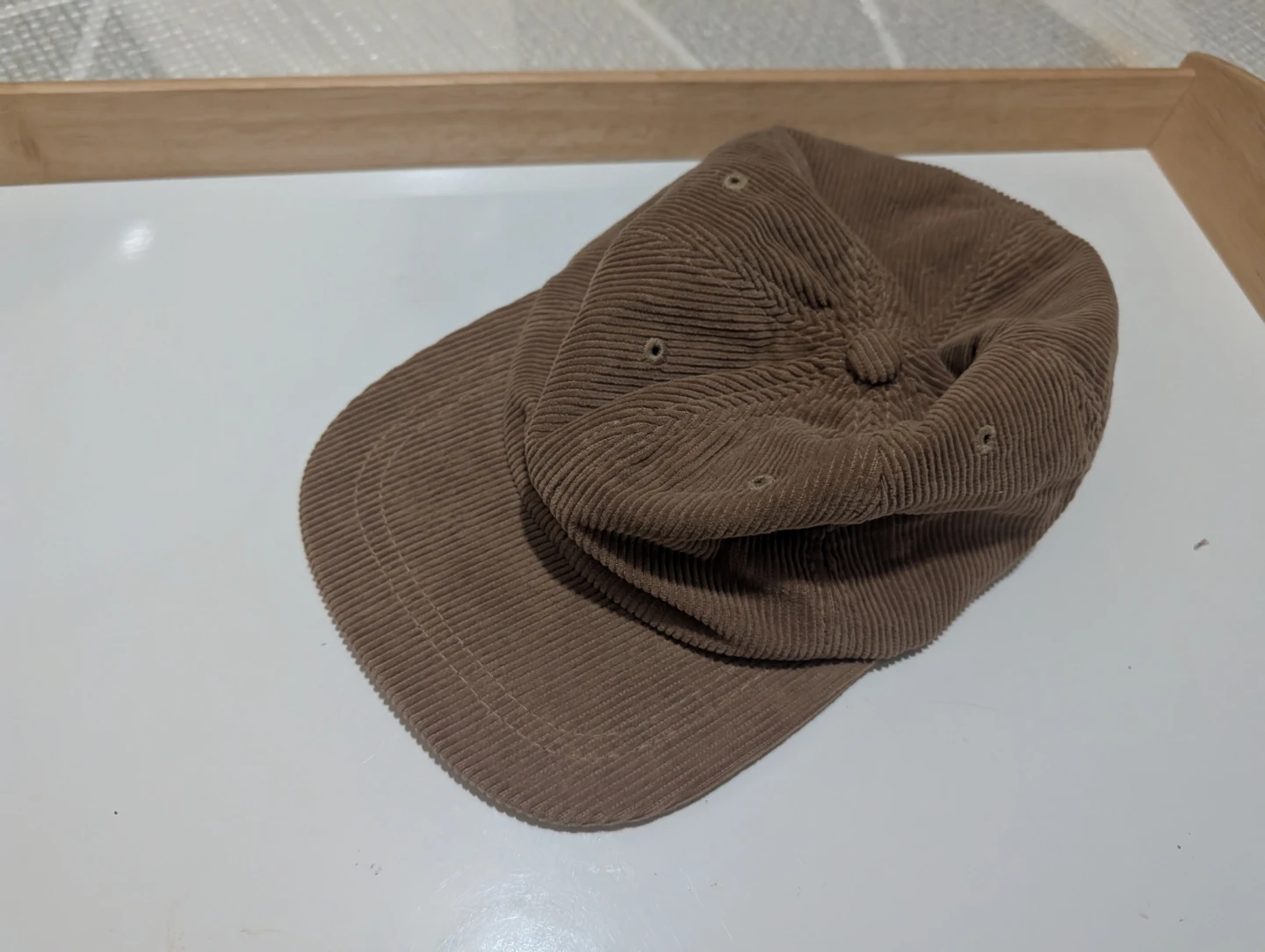 Witty Boy Company Brown Corduroy Baseball Cap - photo 4