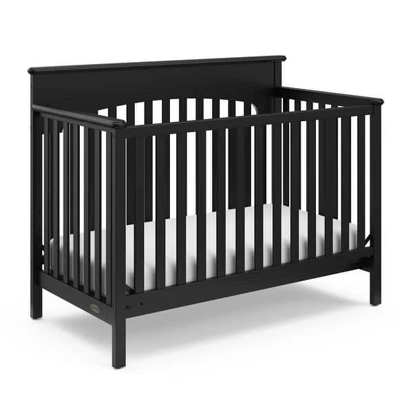 Black convertible crib - Graco Lauren