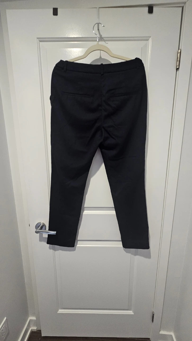 H&M Black Dress Pants / Trousers - Size 8 Medium, Cotton blend - photo 3