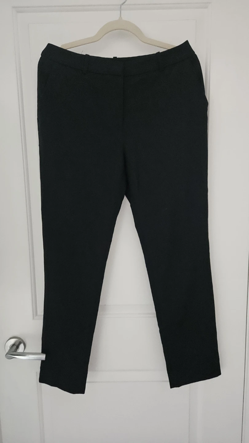 H&M Black Dress Pants / Trousers - Size 8 Medium, Cotton blend - photo 4