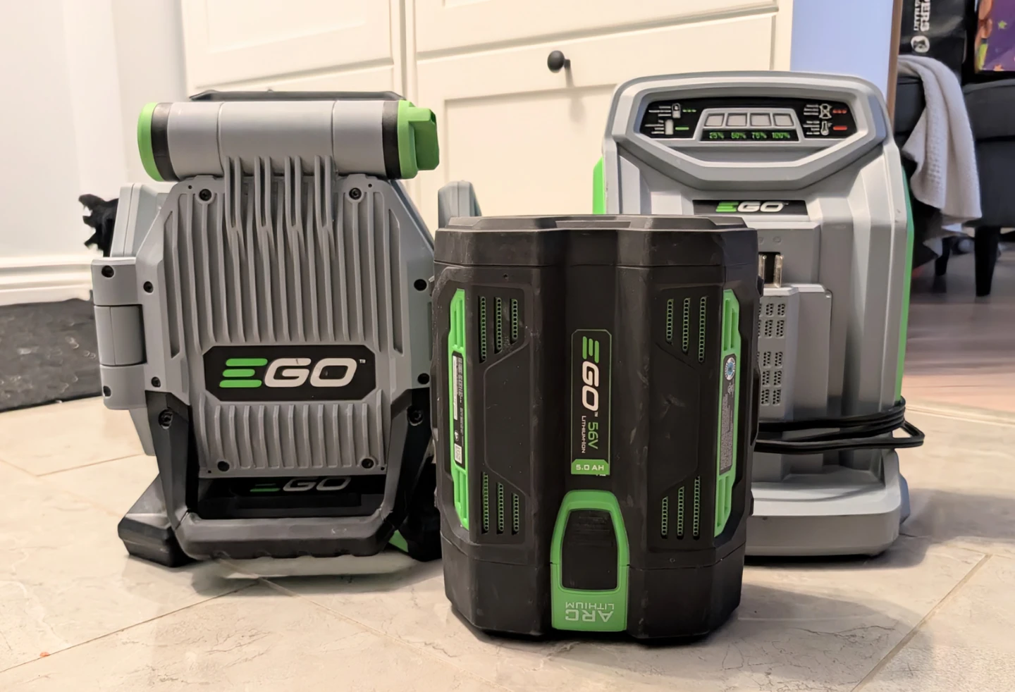 EGO EGO POWER+ Light  with 5.0 Battery and Fast Charger