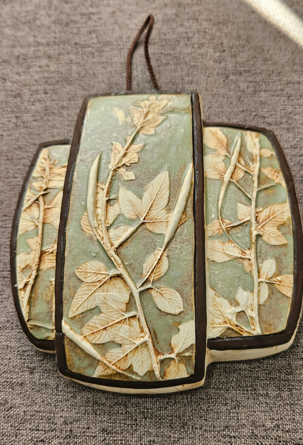 Handmade Ceramic Wall Vase - Art Deco style - photo 2