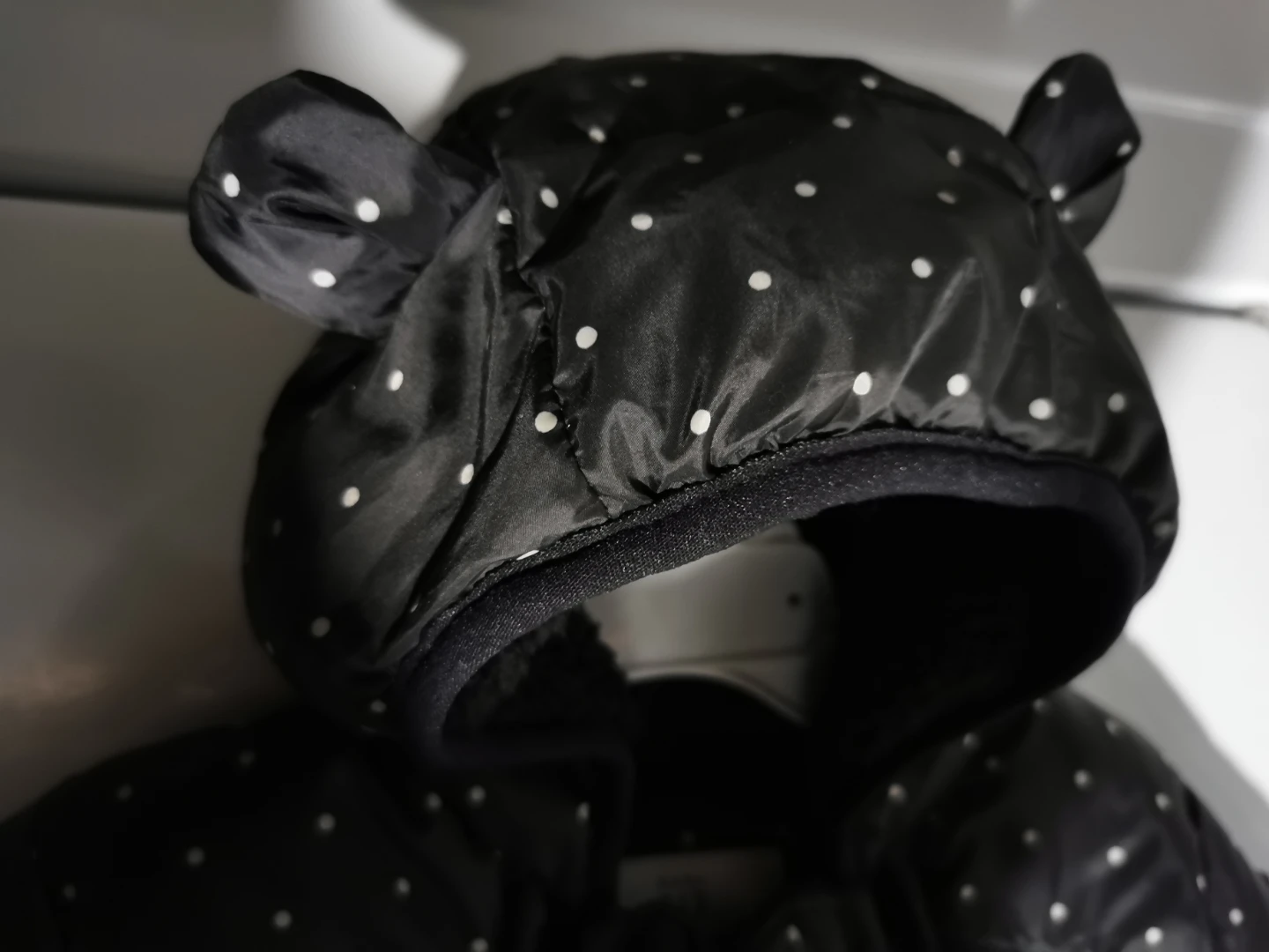 Baby Gap Snowsuit 0-6 Months Black Polka Dot 🏆 - photo 4