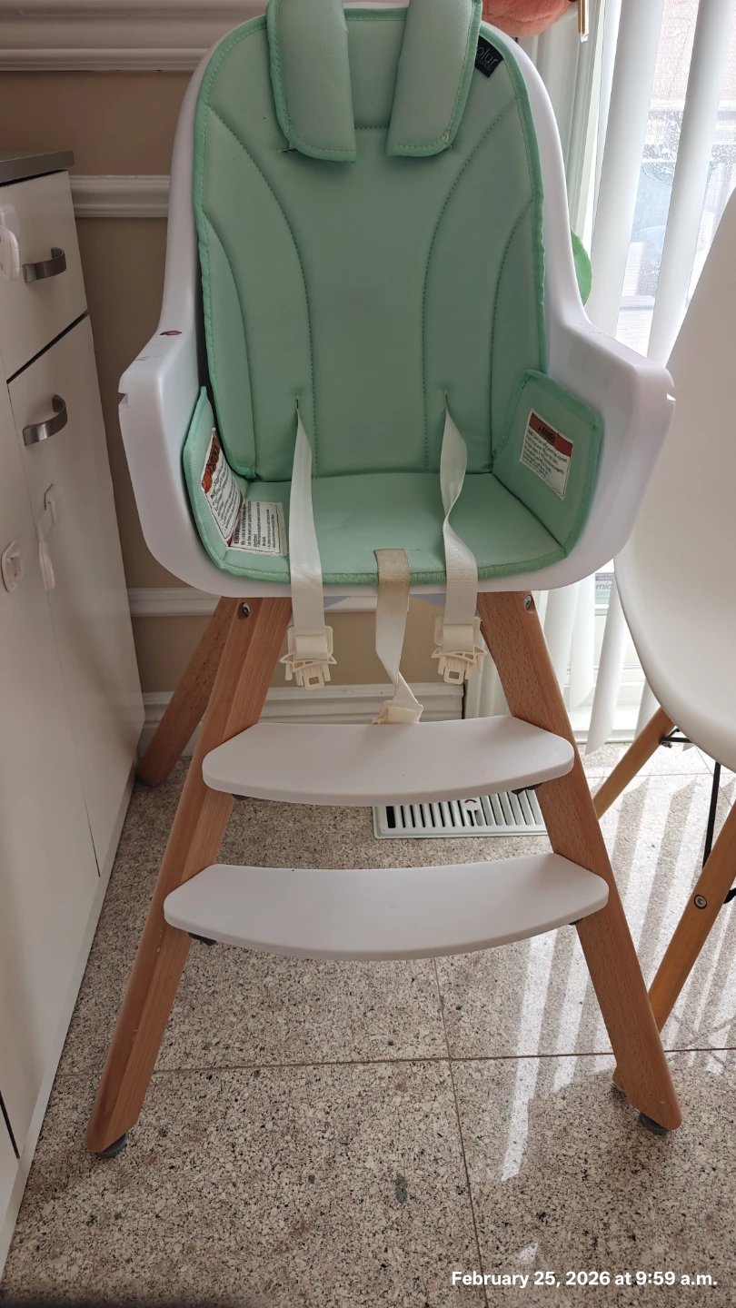 Evolur Baby High Chair with Padded Seat