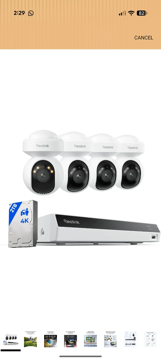 Reolink 4K Security Camera System