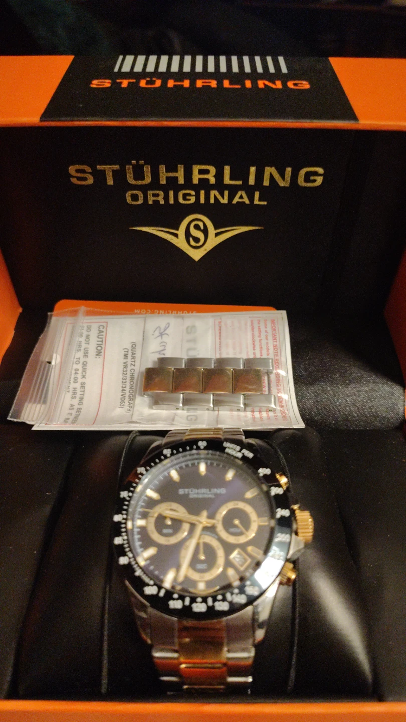 Stuhrling Original Watch - Stainless Steel & Gold Tone