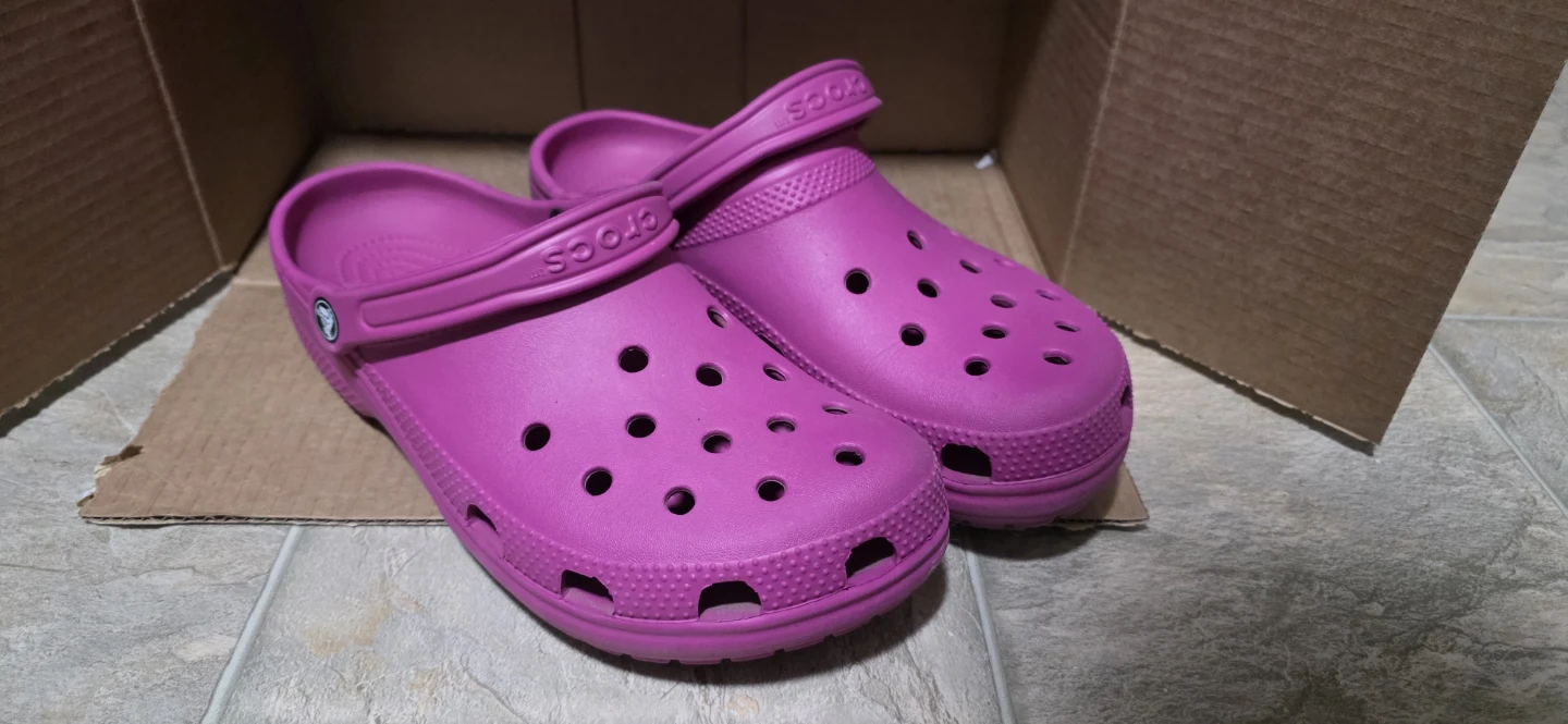 Pink Crocs