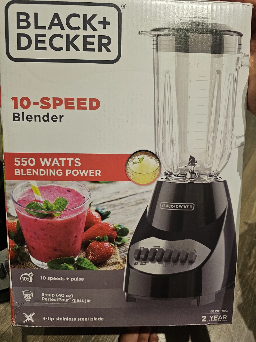 Black+Decker 10-Speed Blender with Glass Jar - photo 2