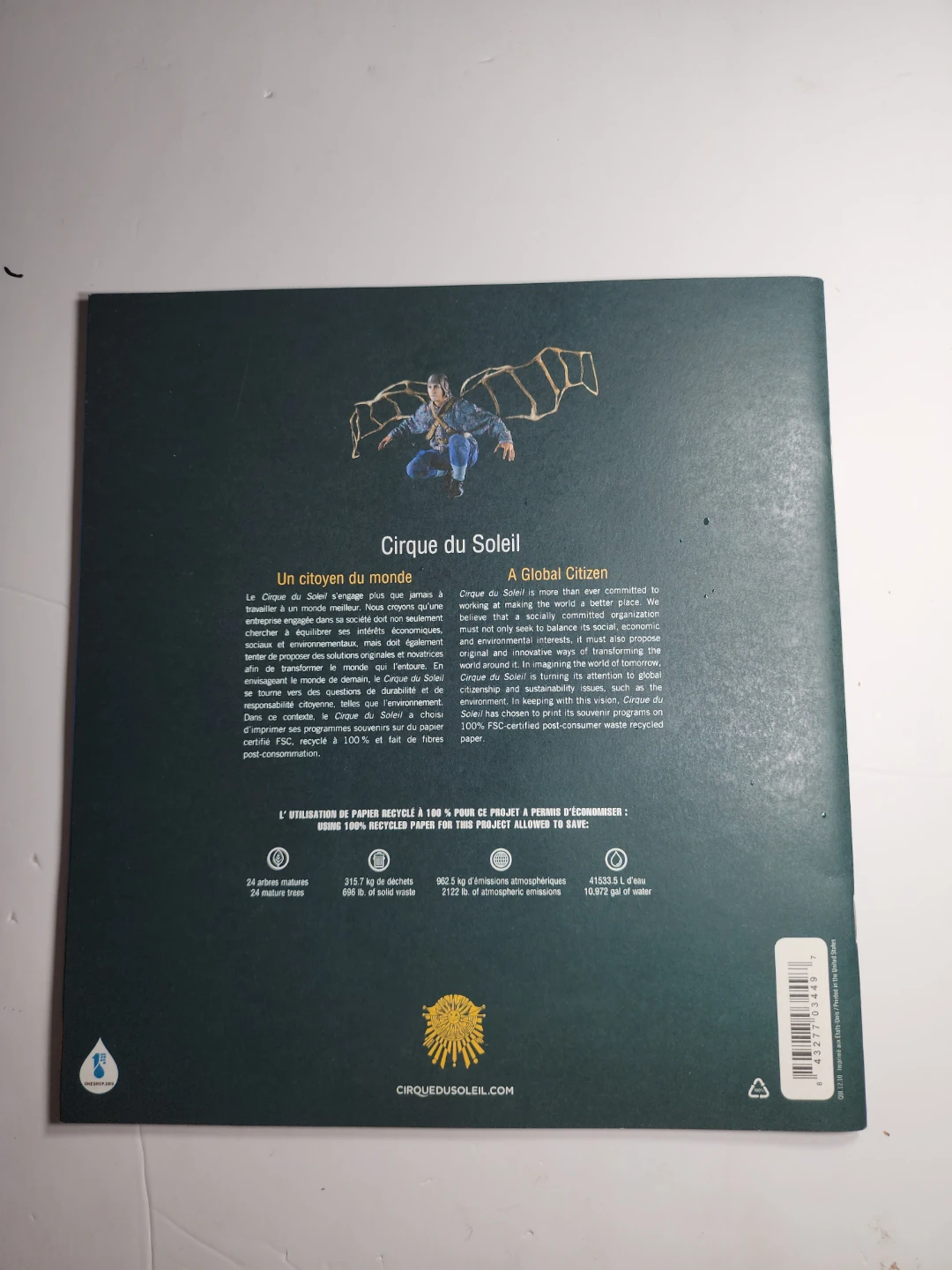 Cirque du Soleil Quidam Souvenir Program - photo 2
