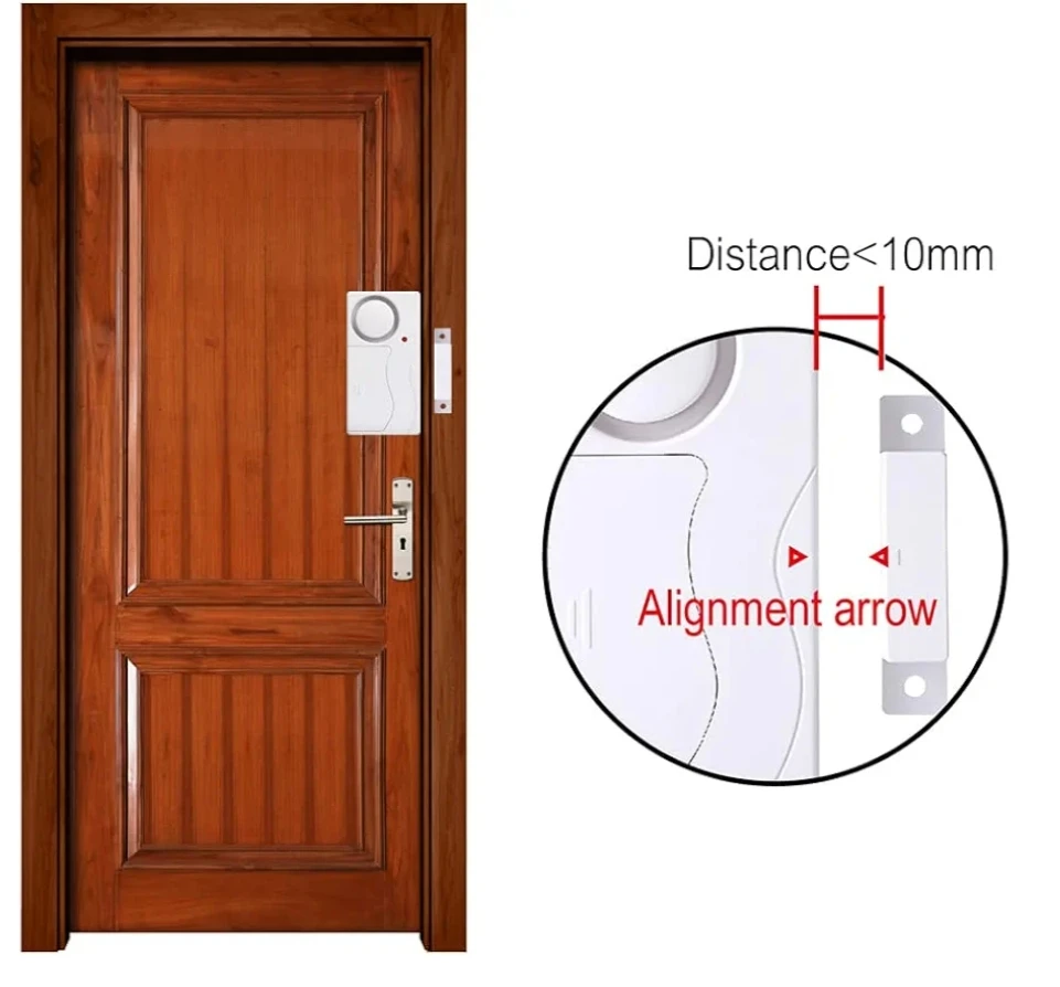 Door/Window Alarm with Remote Control - photo 4