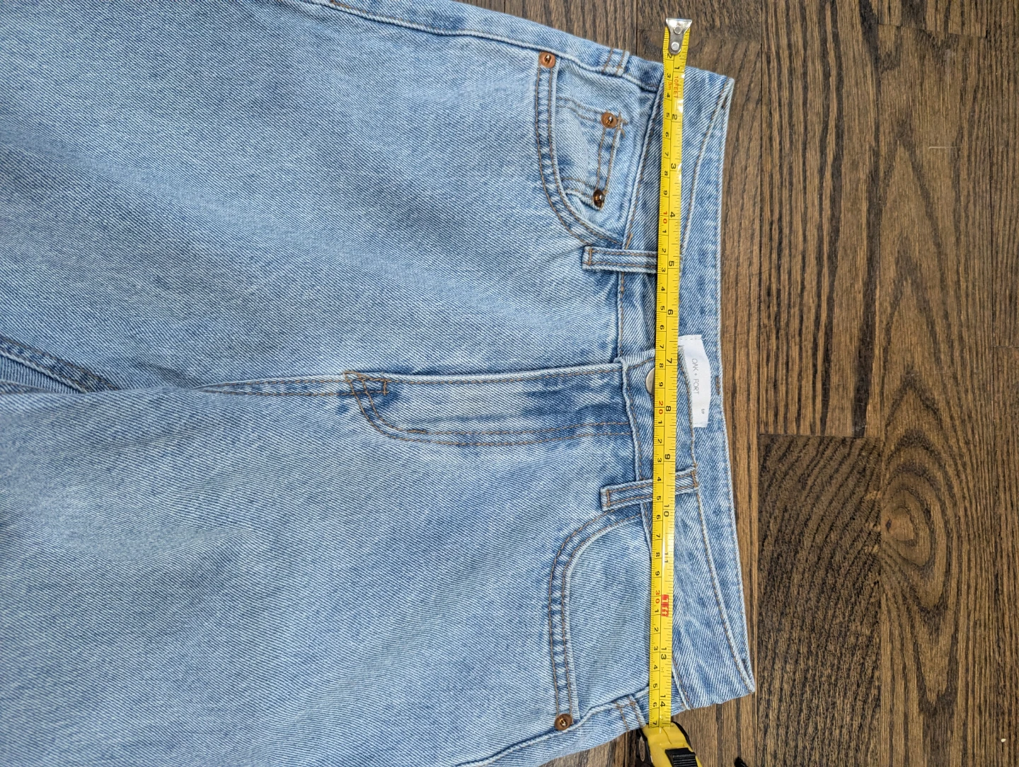 OAK + FORT Light Wash Denim Jeans - photo 4