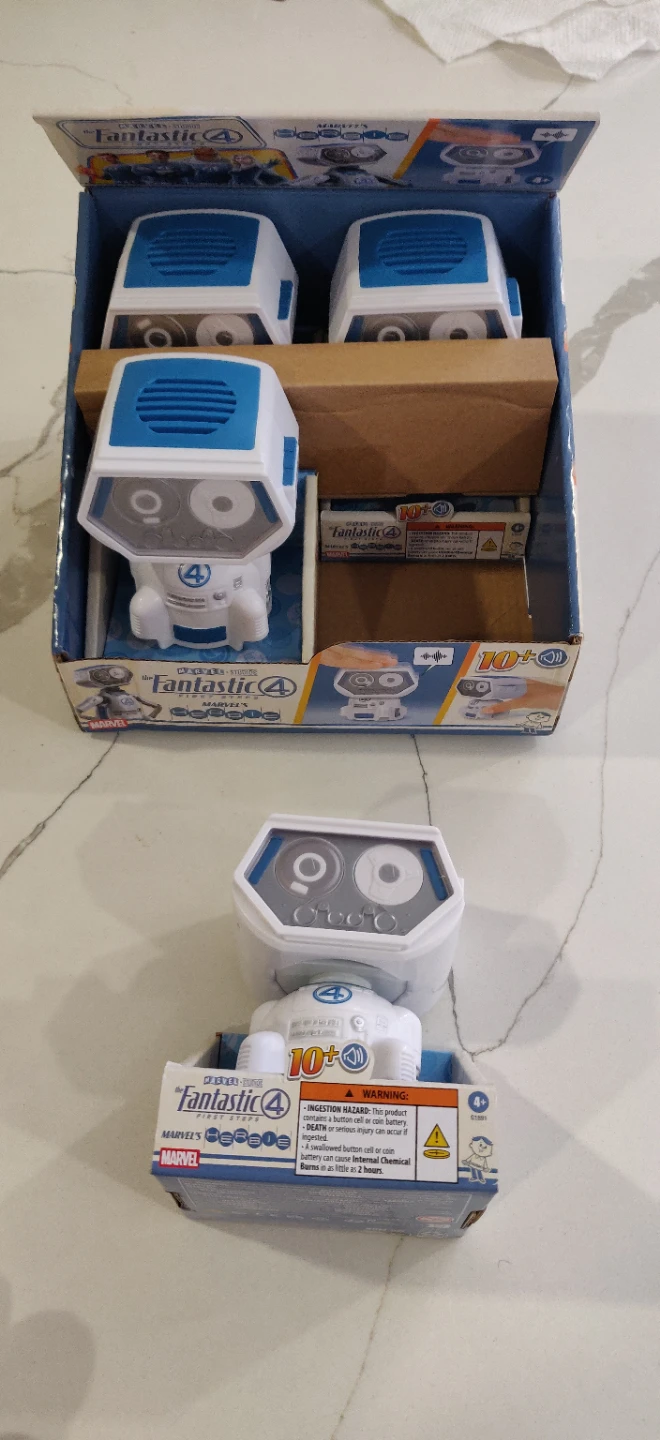 Marvel The Fantastic 4 "Mr. Fantastic" Sound Bot Toy. Set of 4. - photo 2