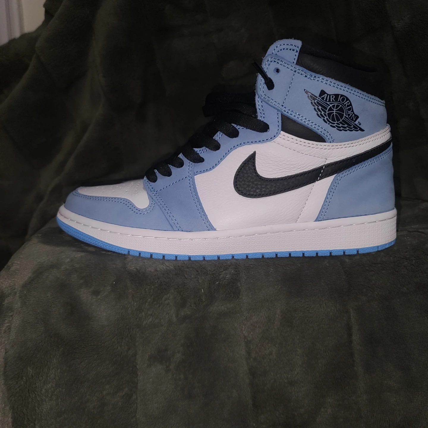 Nike Air Jordan 1 High University Blue Sneakers - photo 2