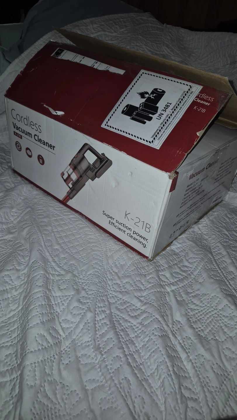 Cordless Vacuum Cleaner K-21B Madder Red - photo 4