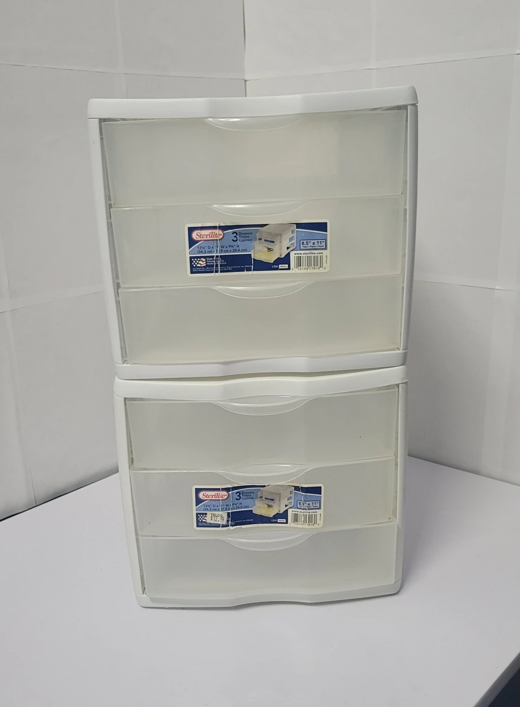 Sterilite 3 Drawer Small Storage Organizer Unit - photo 2