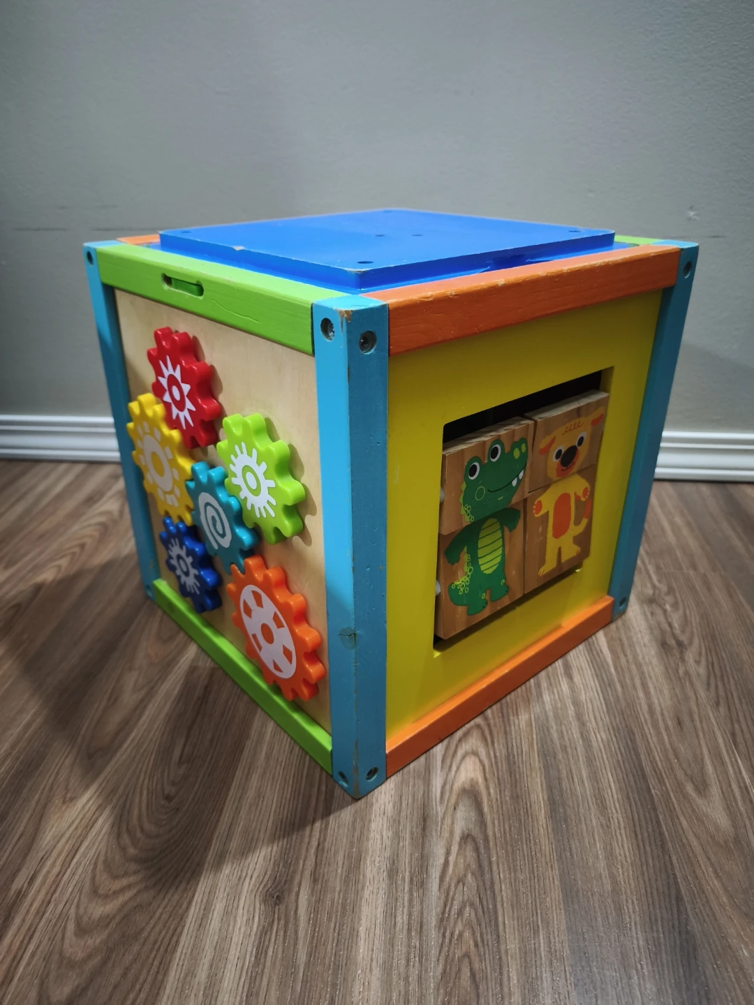 Wooden Activity Cube Toy - photo 2