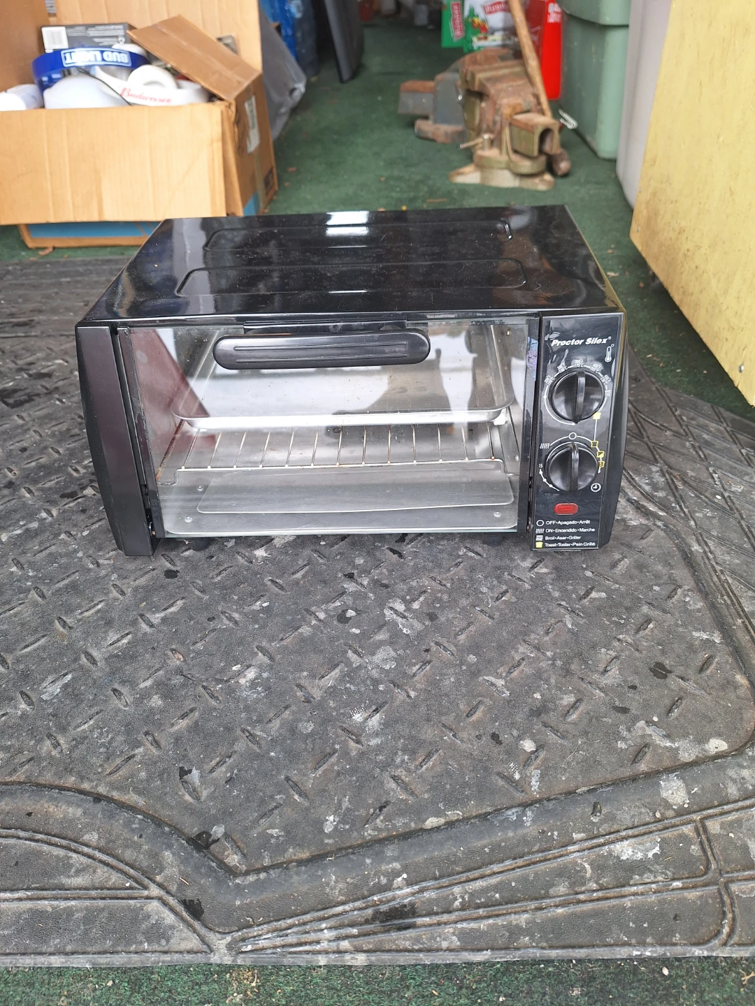 Proctor Silex Black Toaster Oven