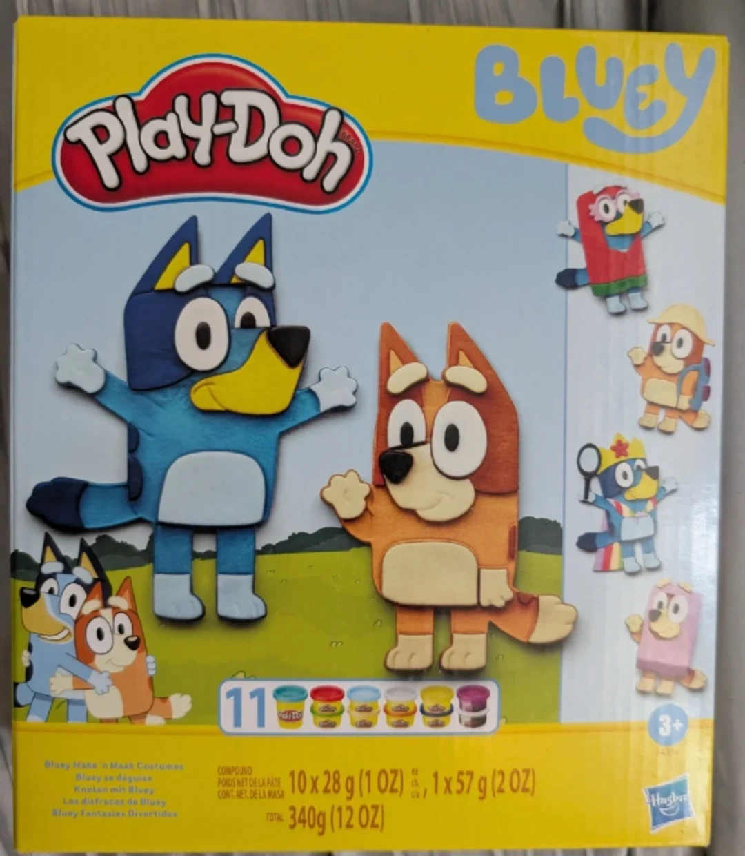 Play-Doh Bluey Make 'n Mash Costumes - Brand New In Box