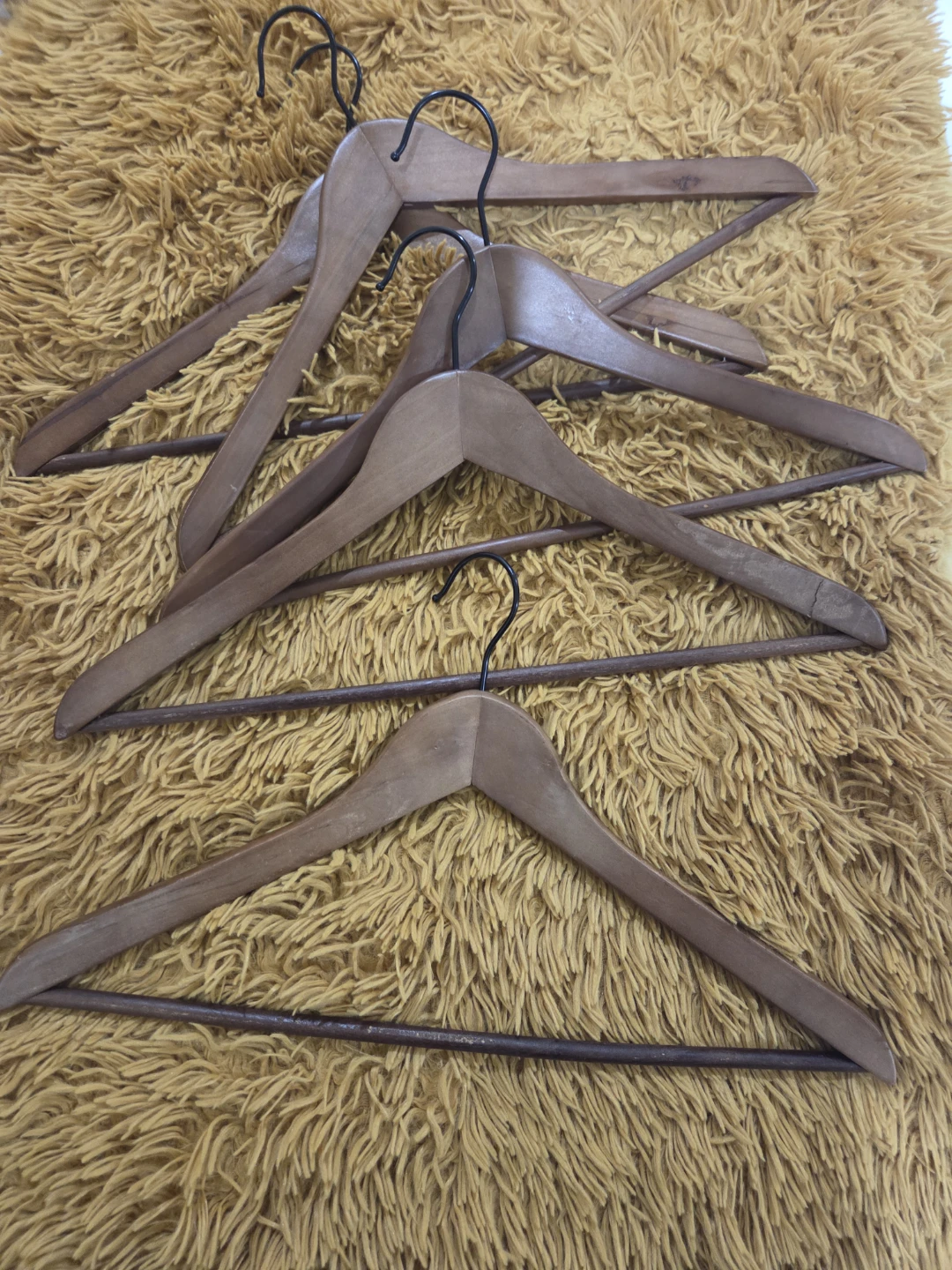 Set of 5 Ikea Wooden Clothes Hangers