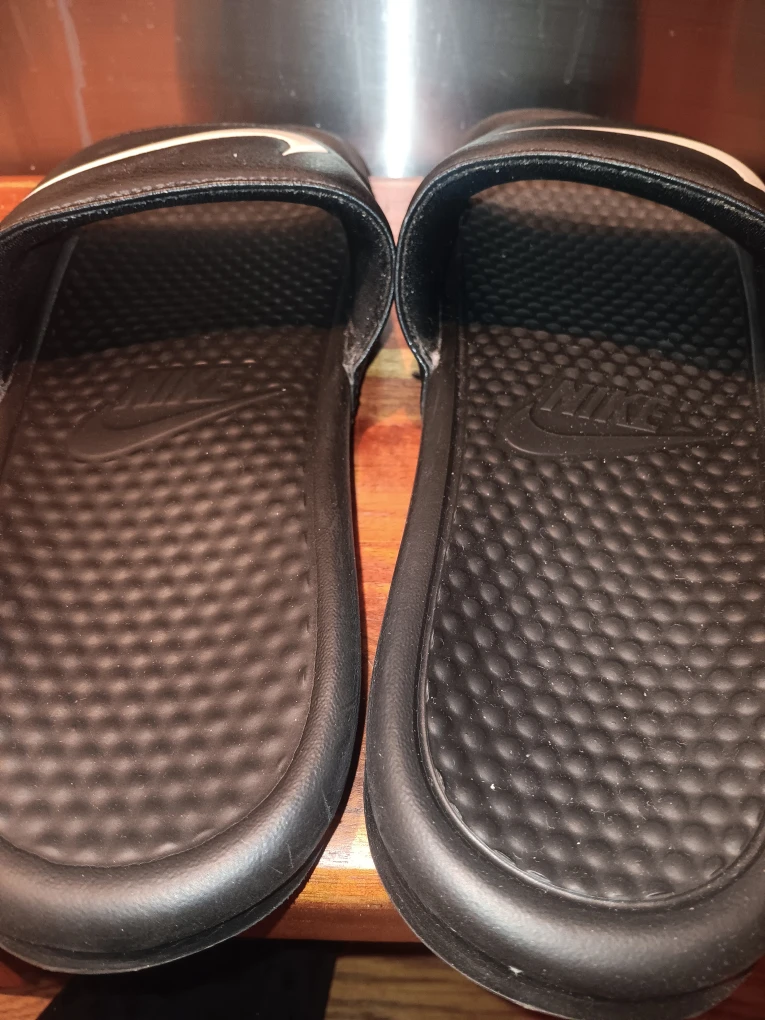 Nike Black Slide Sandals - photo 2