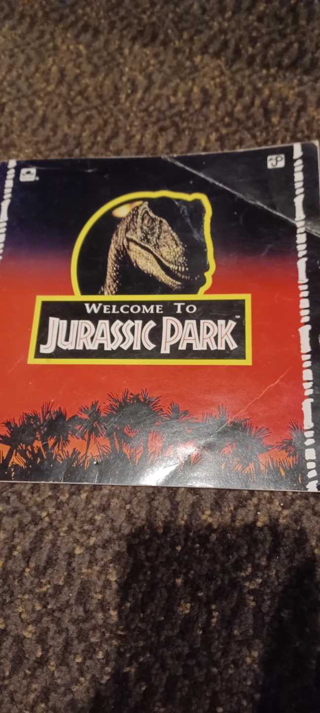 Vintage Jurassic Park Book