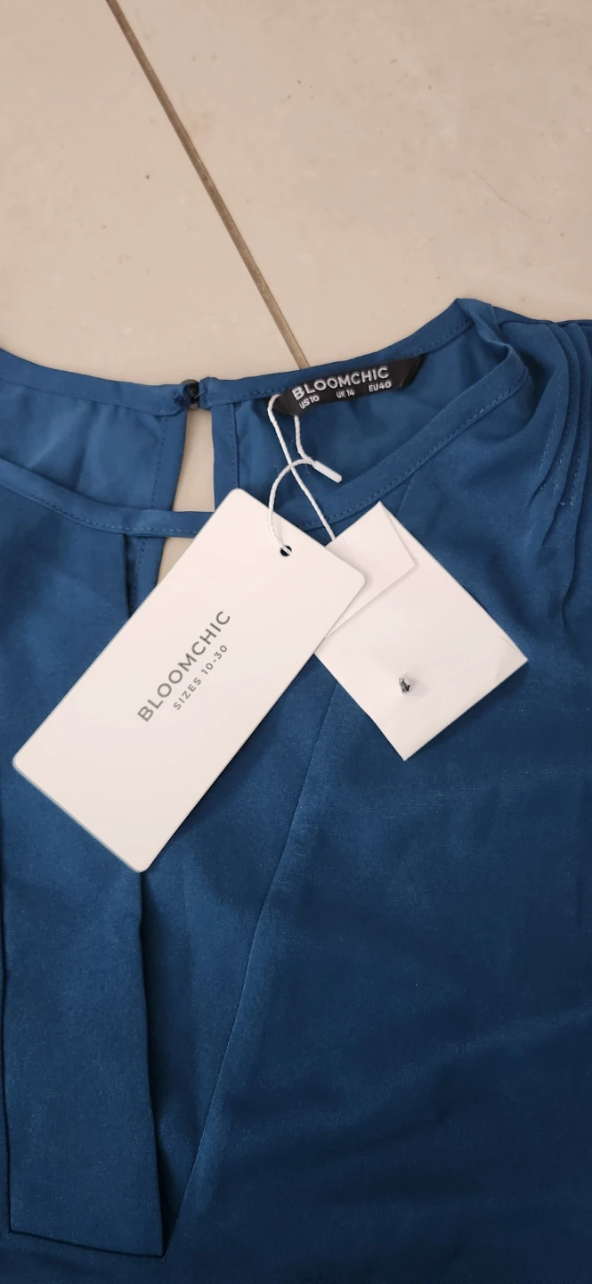 Bloomchic Teal Blouse - Size US 10 - photo 2
