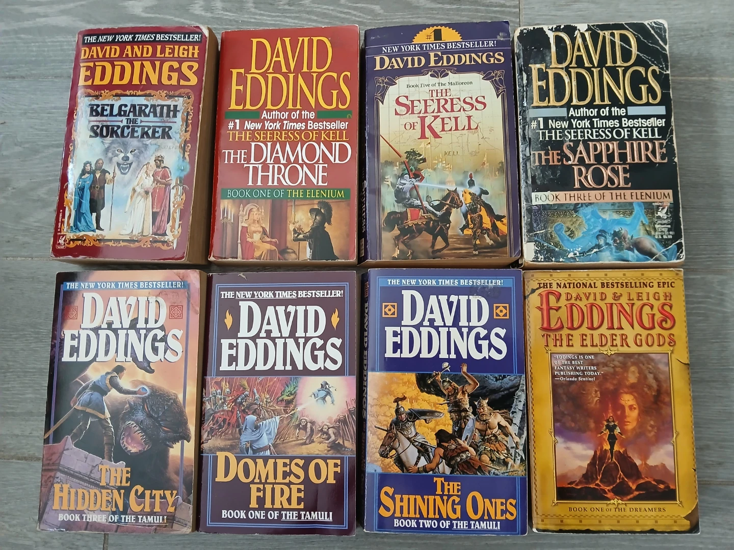 David Eddings Books -The Belgariad & The Malloreon Series.