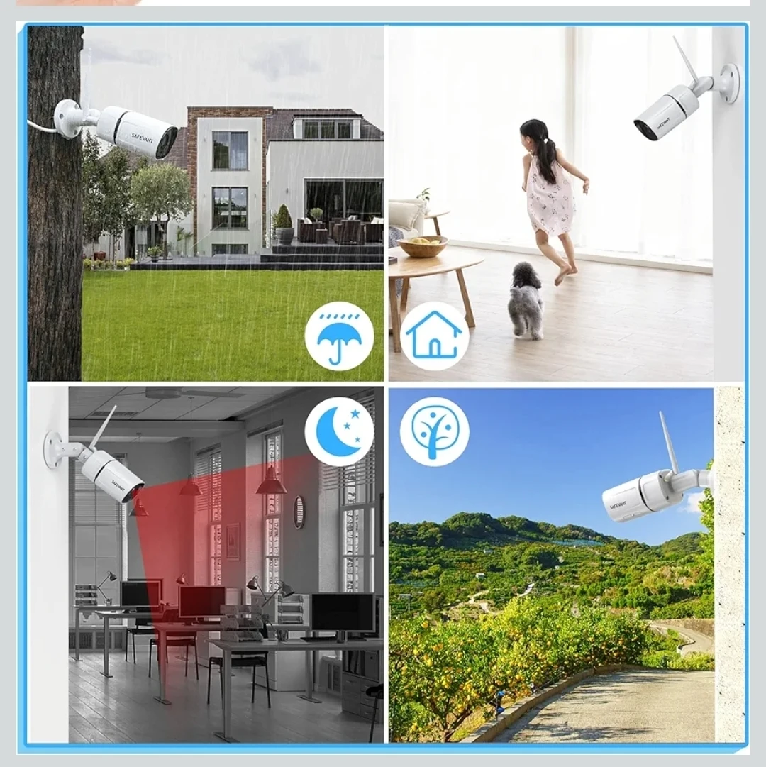 SAFEVANT 3MP 2 Way-Audio Security