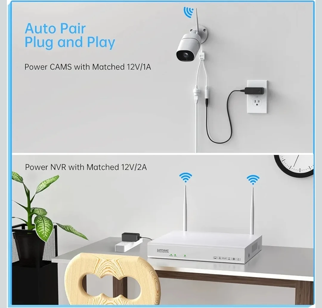 SAFEVANT 3MP 2 Way-Audio Security - photo 4