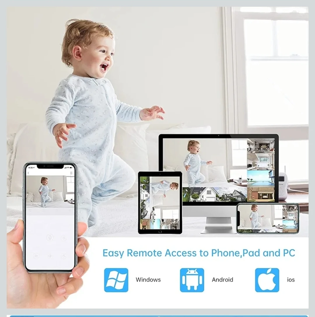 SAFEVANT 3MP 2 Way-Audio Security - photo 5