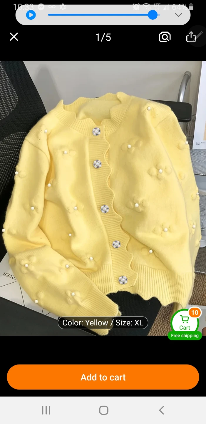 Hand knit made to measure sweater