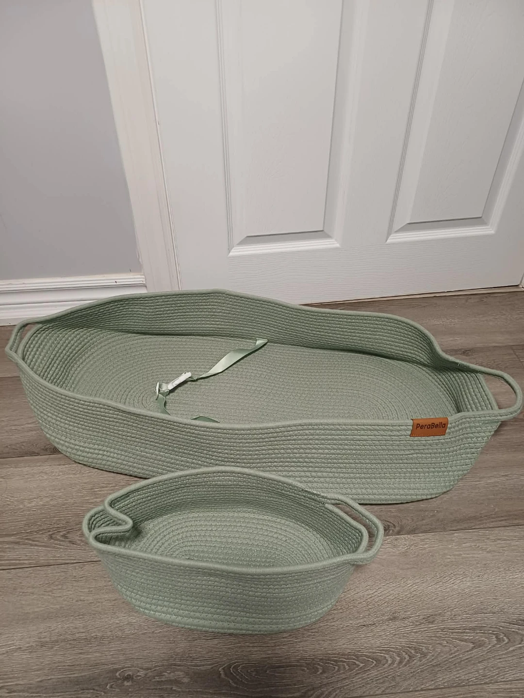 PeraBella Cotton Rope Bassinet/Co-Sleeper Basket - photo 3
