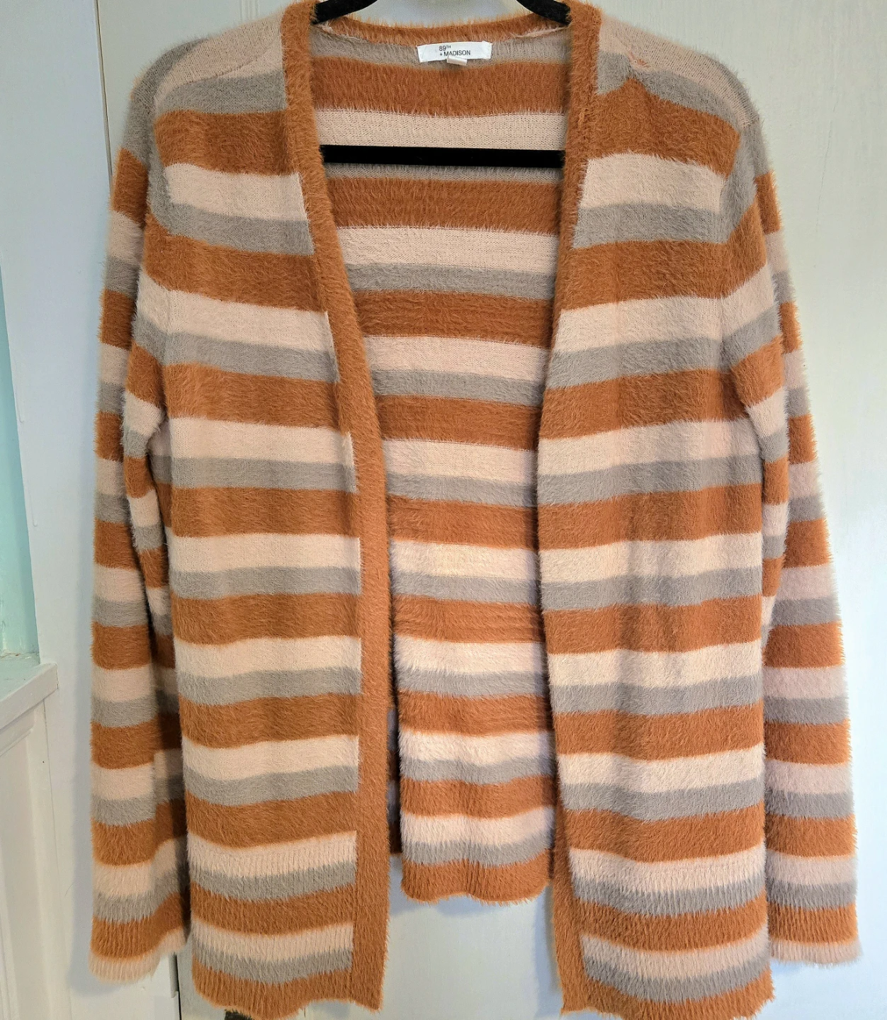 Women's Striped Cardigan Sweater