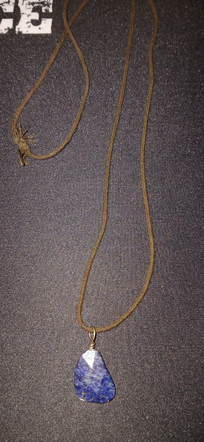 Blue Stone Pendant Necklace - photo 2
