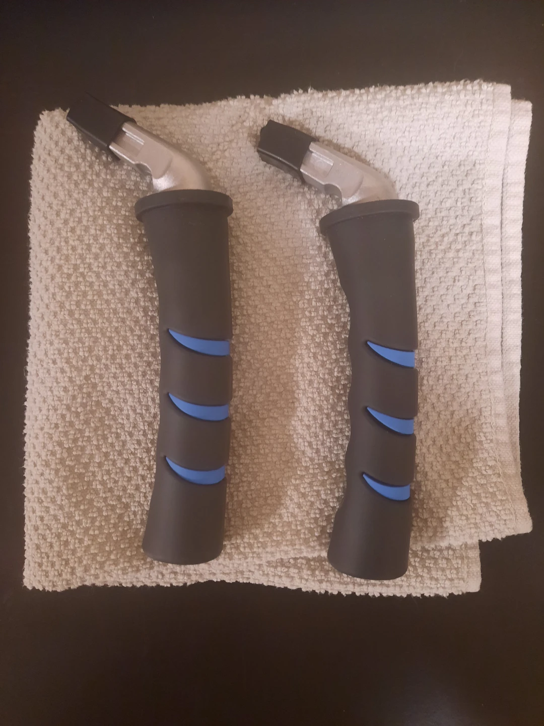 Curved Grip Handles' for car door.