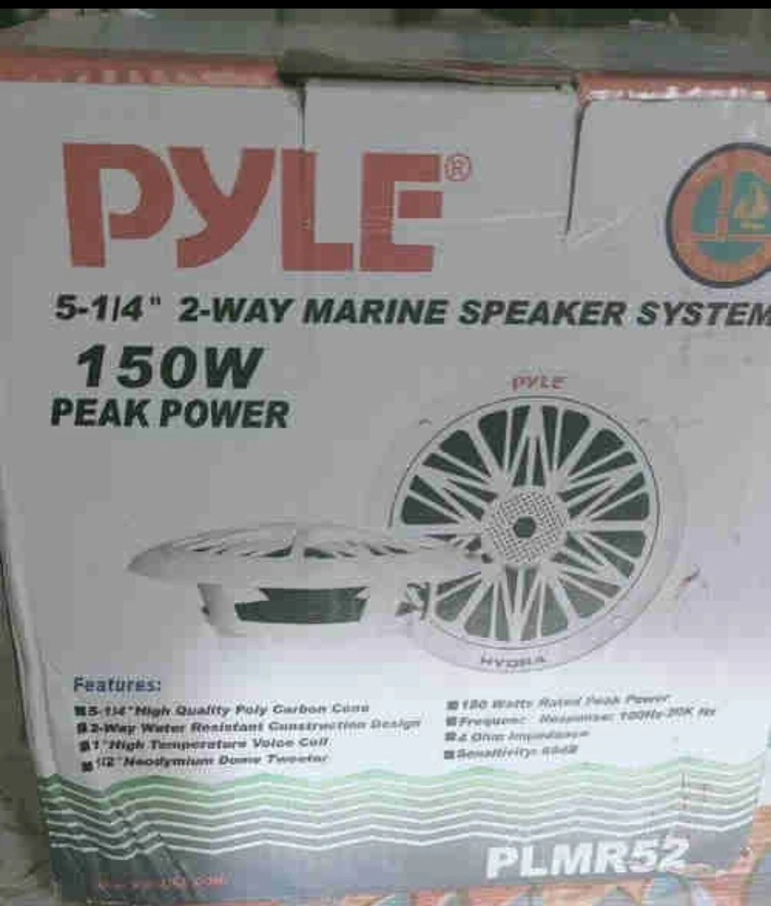 Pyle 5-1/4" 2-Way Marine Speaker System