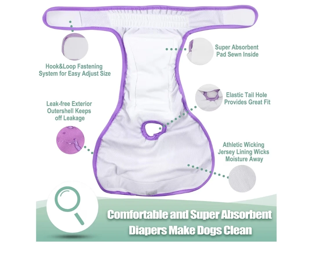 Reusable Dog Diaper - Size XL - photo 3