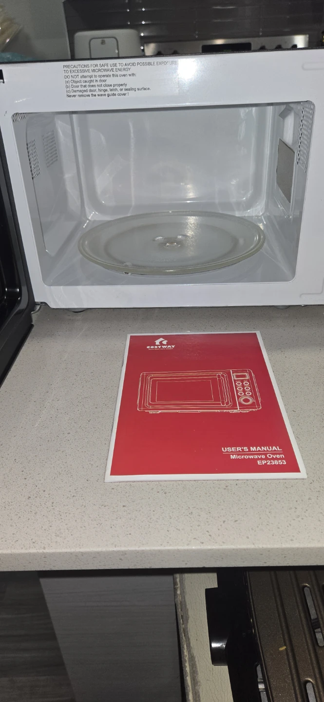 Retro Black & Rose Gold Microwave (Costway) - photo 2