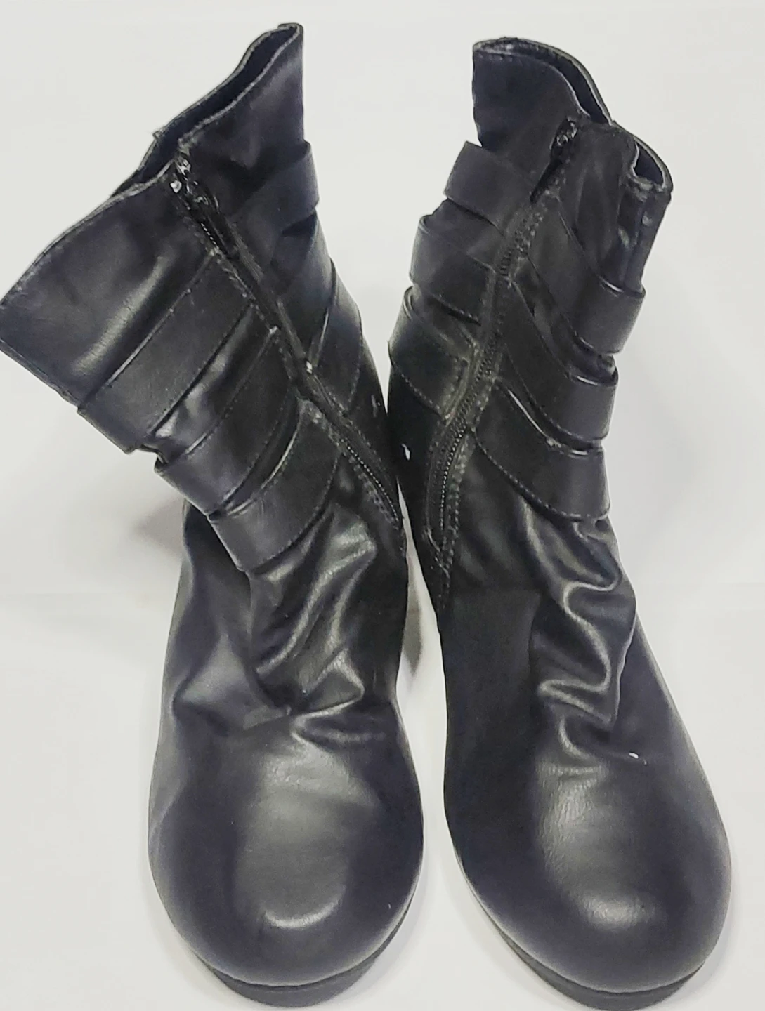 Ardene Black Buckled Ankle Boots