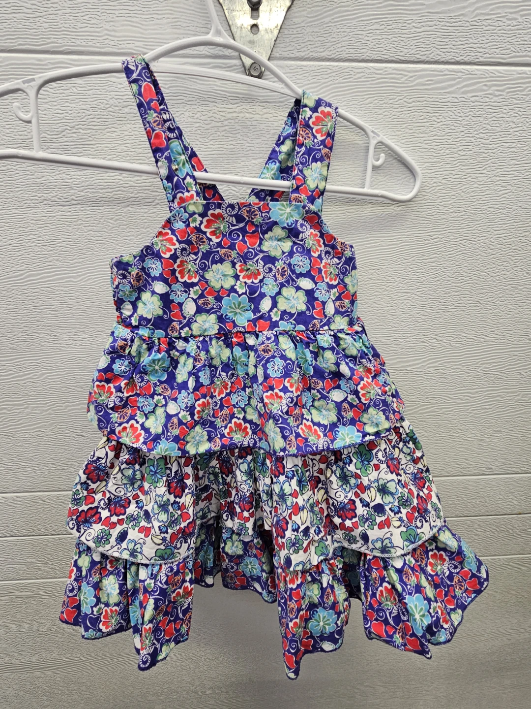 Name Mini Girls Floral Ruffle Dress 1½-2Y