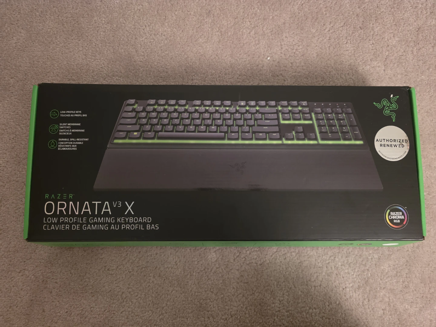 🥕 Razer Ornata V3 X Low Profile Gaming Keyboard