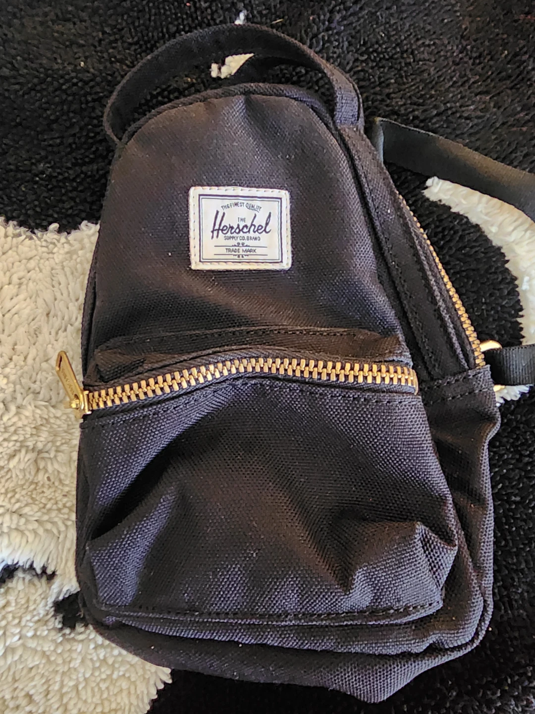 Herschel Black Mini Backpack