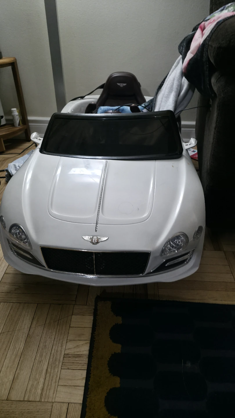 White Kids Ride-On Car