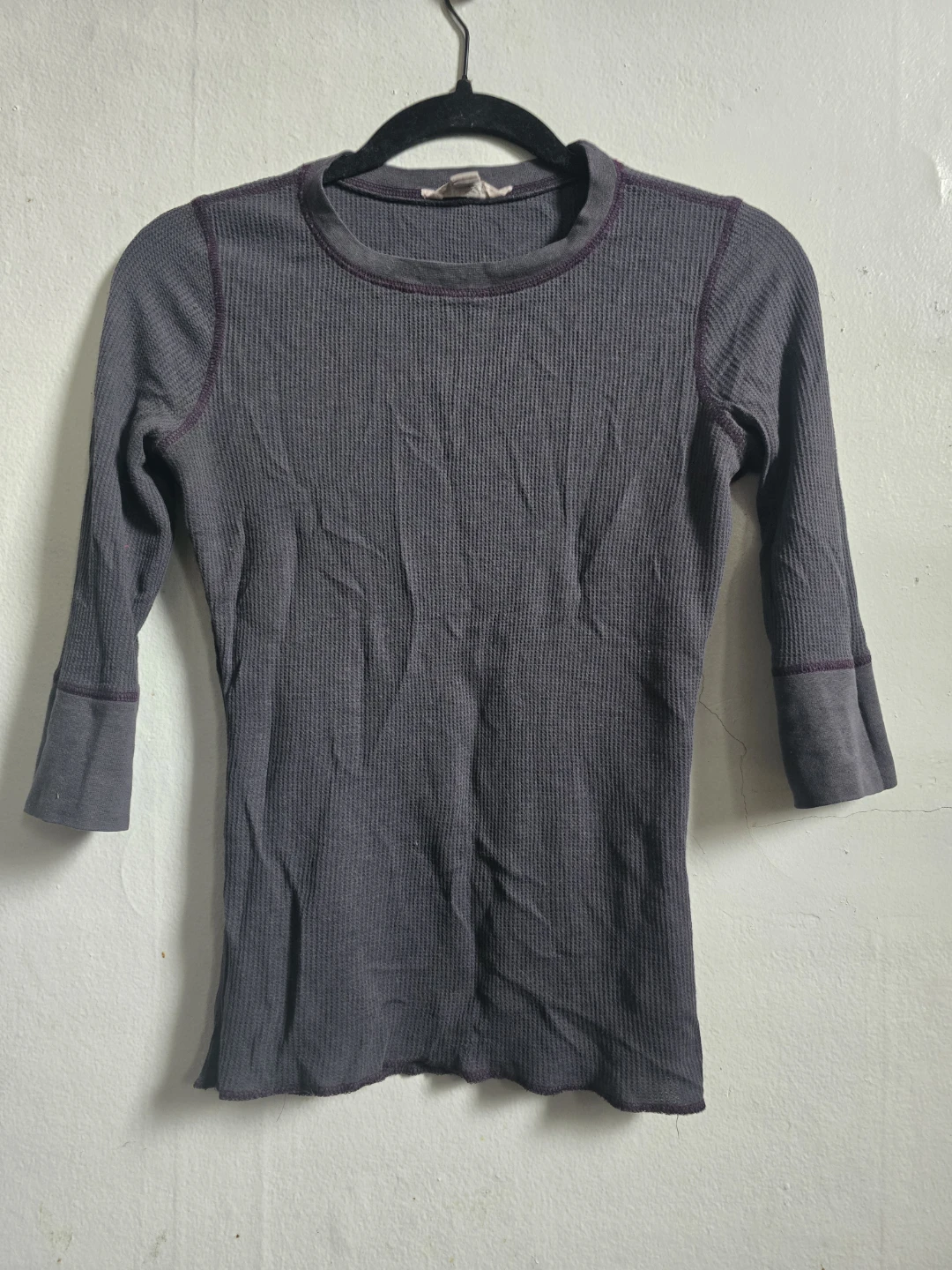 Bitten Sarah Jessica Parker Thermal Mid Sleeve Top