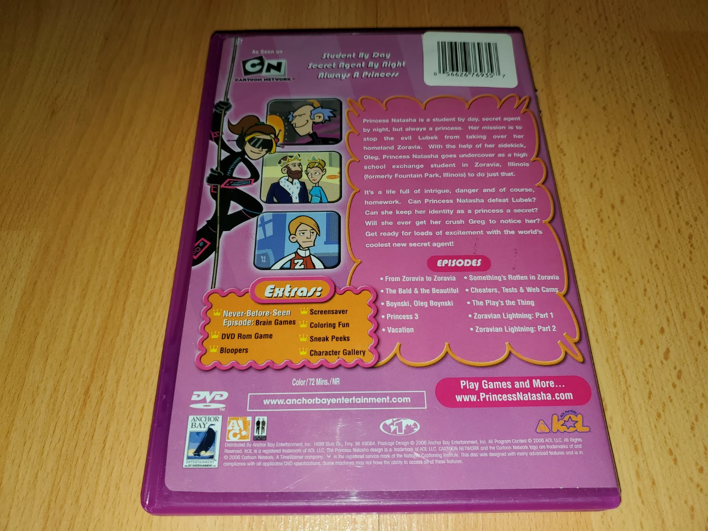 Princess Natasha Season One DVD - photo 2