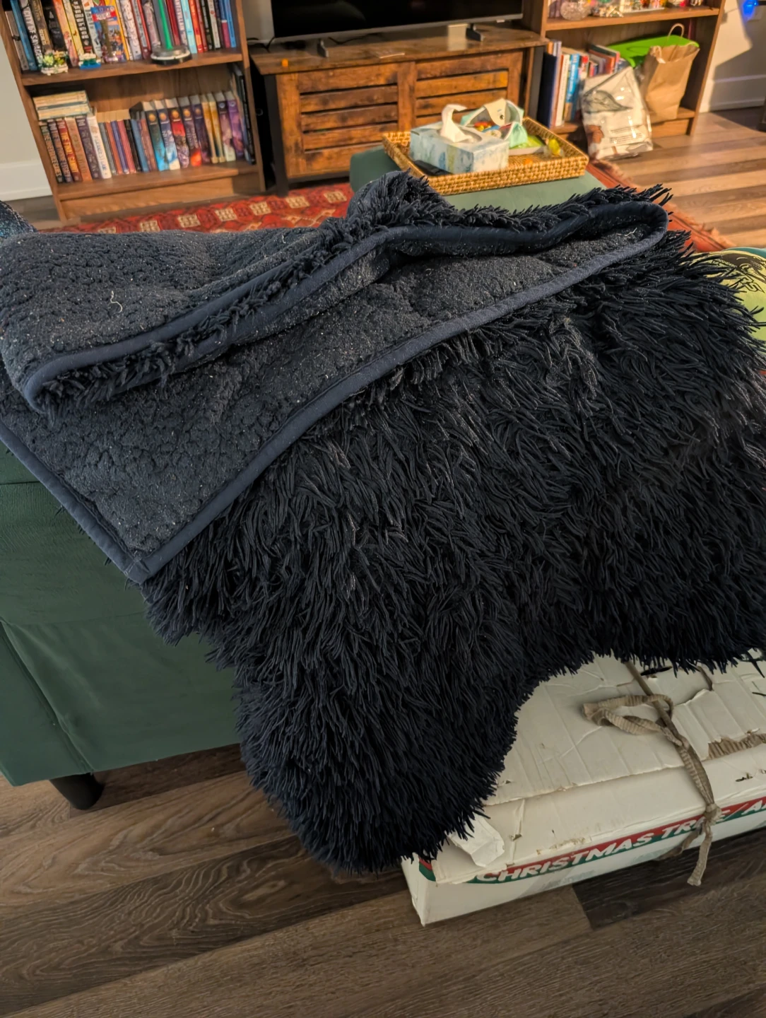 Shaggy Plush Weighted Blanket - 15lbs