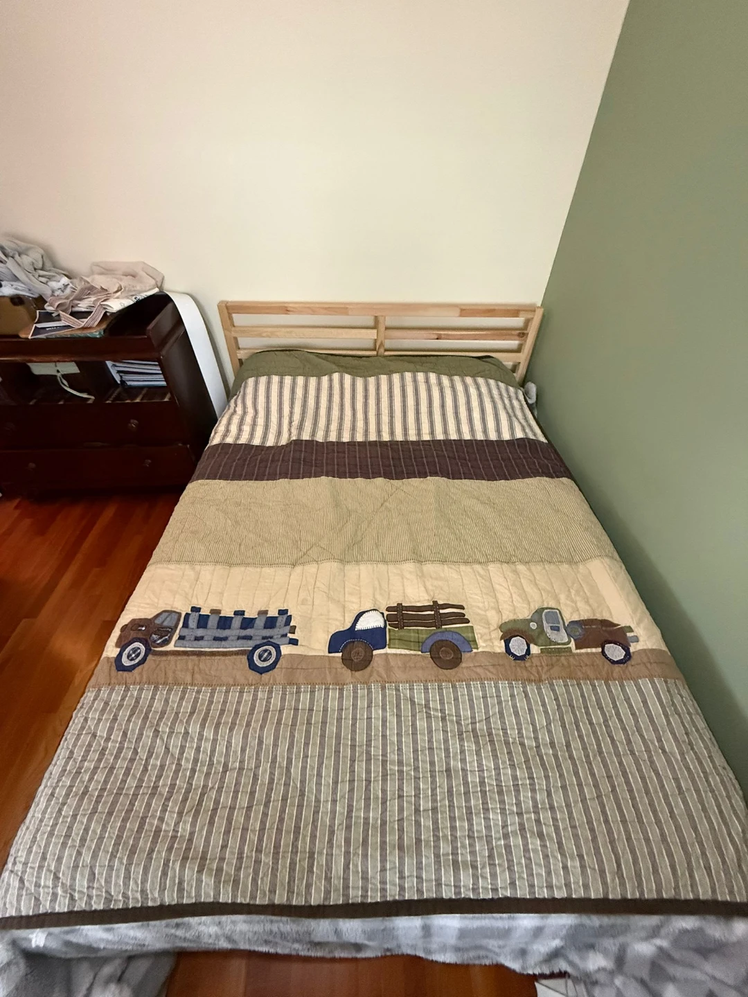 Quilt with Trucks - Brown, Beige, Blue pottery barn kids - photo 3