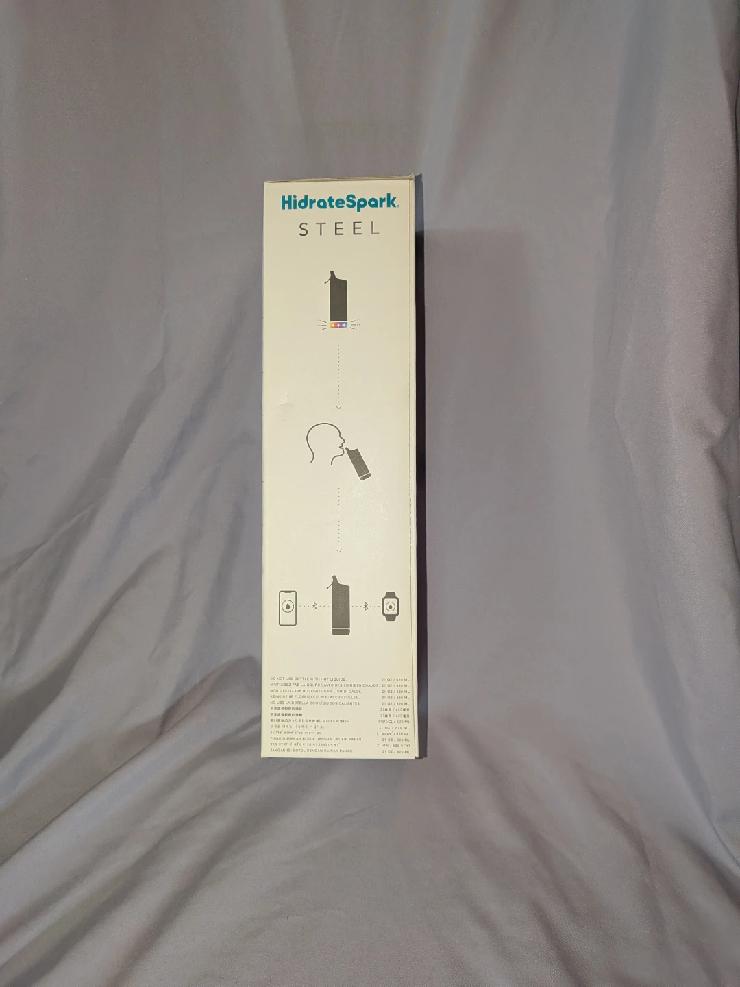 NEW UNOPENED HidrateSpark STEEL Smart Water Bottle - photo 3